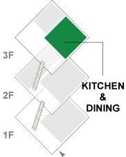 3F KITCHEN & DINING フロアマップ